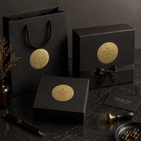 Autocollants personnalisés en or mat gaufré, étiquettes de logo métalliques de qualité supérieure pour boîtes cadeaux de luxe et emballages de marque