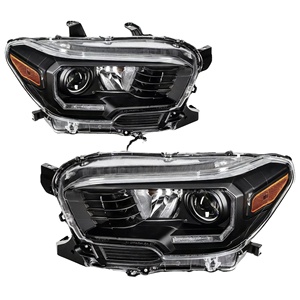 ชุดไฟหน้าสำหรับ Toyota Tacoma พื้นหลังสีดำ รุ่นอเมริกา 81110-04250 - Product Image 2
