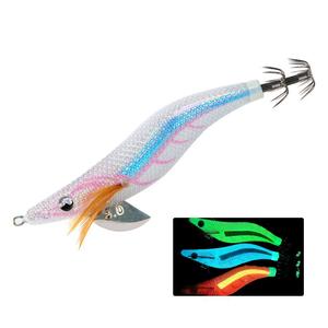 OEM New 2.5 #3.0 #3.5 # esca in plastica luminosa calamari ami per <span class=keywords><strong>pesca</strong></span> legno bagliore bianco gamberetti seppia seppia vendita - Product Image 2