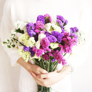 Nouvelle Arrivée Flora d'Été : Fournitures pour Fleuristes - Statice, Fleurs Éternelles Violettes, Myosotis, Fleurs Préservées - Product Image 5