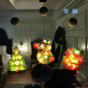 Nouvelles lumières d'ambiance de Noël en gros pour la décoration de scènes de festival, avec des motifs de personnes âgées et de cerfs, lumières LED colorées pour une ambiance festive. - Product Image 2