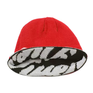 OEM <span class=keywords><strong>2025</strong></span> ưa thích Beanies tùy chỉnh Acrylic dệt kim Jacquard Mũ mùa đông đảo ngược Beanie mũ - Product Image 5