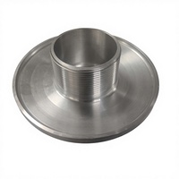 Capuchon de moyeu de roue à vis en alliage d'aluminium forgé, finition chromée, conception 3 pièces, style verrouillage central, neuf, fourni directement par l'usine