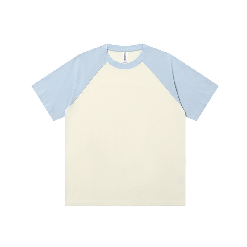 Albaricoque lechoso y azul celeste.