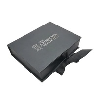 Caja de Regalo de Cartón Rígido con Forma de Libro, Diseño Personalizado de Lujo, con Cierre a Presión, Grabado, Laminado Mate, Forro de Esponja y Cinta