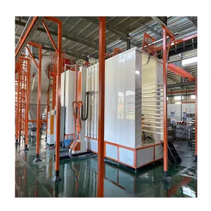 モノサイクロン回収システムを備えた粉体塗装塗料スプレープラント機械生産ライン