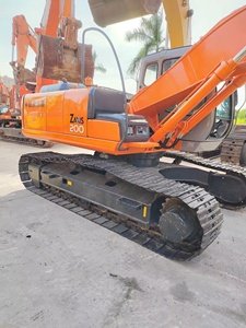 Excavatrice d'occasion Hitachi ZX200, 20 tonnes, importée, peinture d'origine usine, excavatrice sur chenilles de taille moyenne - Product Image 3