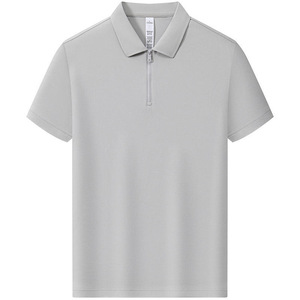 Camisa Polo de Algodón Negra para Hombre, Manga Corta, Color Sólido, Ropa de Trabajo, Uso Diario - Product Image 3