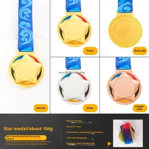 Medaglia Sportiva Personalizzata in Lega <span class=keywords><strong>di</strong></span> Zinco 3D <span class=keywords><strong>di</strong></span> Alta Qualità con Design Personalizzato per Calcio - Product Image 3