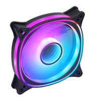 SAMA Colorful ARGB Center Infinity Pc System Water Dc Cooling Fan Cooler case Fan Set Cpu Cooler Computer Cooling Fan Cooler