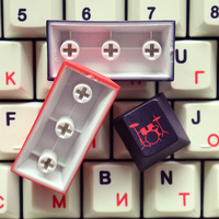 GMK Russian Led Zep Keycaps Dye Sublimation Pbt 130 Keys Cherry Profile Keycaps for 64/87/104/108 Mx Switch Mechanical Keyboard