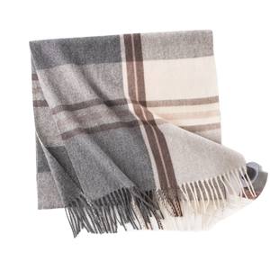 Automne hiver haut de gamme femmes Jacquard imprimé longue longueur châle Vintage Plaid laine transfrontalier châle arcs nouveau tout-match - Product Image 5