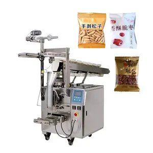 High speed automatic nuts rice cereal snacks grain roasting peanut packing machine