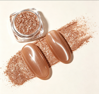 Pigment magnétique en aluminium effet œil de chat 9D marron caramel métallisé 5-100 microns GuanZun pour vernis à ongles en gel, salon et manucure DIY