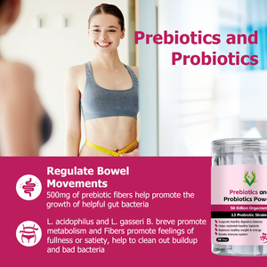 Prebióticos y probióticos en polvo de grado alimenticio, mezcla de probióticos exclusivos ricos en UFC, salud digestiva, control de peso - Product Image 3