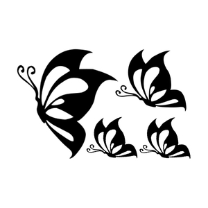 Impression étanche <span class=keywords><strong>papillon</strong></span> Logo réfléchissant carrosserie décoration pare-brise pare-chocs personnalisé découpé transfert décalcomanie vinyle <span class=keywords><strong>voiture</strong></span> autocollants - Product Image 2
