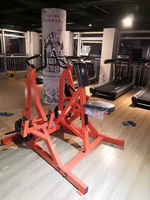 Mesin Latihan Kekuatan Tubuh YG-4006 Gym Body, Mesin Rowing Iso-lateral dengan Beban Plat, Mesin Chest Press
