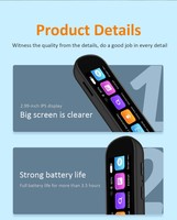 Stylo de traduction S8 PRO avec écran IPS, traduction vocale mondiale, lecteur de texte, traducteur intelligent portable avec reconnaissance vocale