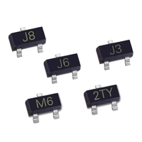 Transistor de puissance SMD NPN transistor IC S9018 J8 S9013 J3 S8550 Y2 S8050 J3Y S9015 M6 S9014 J6 S8550 2TY SOT-23
