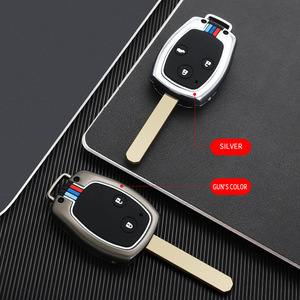 เคสกุญแจรถพวงกุญแจโลหะสังกะสีอัลลอยสำหรับฮอนด้า CR-V แอคคอร์ด Civic CRV CRZ อุปกรณ์แต่งรถนักบิน - Product Image 4