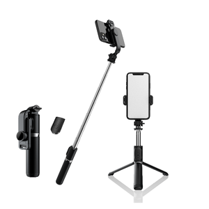 Bâton de <span class=keywords><strong>selfie</strong></span> extra long de 42 pouces certifié CE <span class=keywords><strong>Q02</strong></span> avec trépied 360 rotation en acier inoxydable léger pliable - Product Image 2