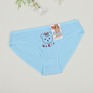UOKIN Nouvelle arrivée <span class=keywords><strong>Culotte</strong></span> pour adolescentes à imprimé animal mignon <span class=keywords><strong>Culotte</strong></span> taille moyenne à imprimé <span class=keywords><strong>ours</strong></span> blanc pour femmes - Product Image 5