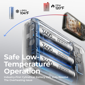 LISEN Qi2.2 25W <span class=keywords><strong>Chargeur</strong></span> Magnétique Portable Sans Fil 10000mAh Batterie <span class=keywords><strong>Externe</strong></span> à Charge Rapide pour <span class=keywords><strong>iPhone</strong></span> 16 17 Pro Max - Product Image 4