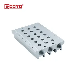 Vuvg/vuwg 1/4 ''loạt 1-24 vị trí cơ sở bộ phận khí nén nhôm đa dạng cho festo Van điện từ