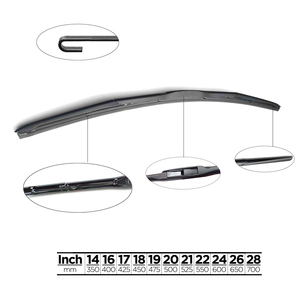 HESITE OEM - Escobilla Limpiaparabrisas Universal Híbrida de Caucho Natural de 14-28 Pulgadas para <span class=keywords><strong>Toyota</strong></span>, Hyundai, Honda, KIA, Nissan, MAZDA, INFINITI - Product Image 2