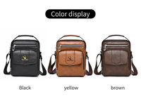 Sac à bandoulière grande capacité, sac à main rétro décontracté, ultra léger, antivol, sac messager tendance pour homme