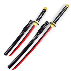 Nhật Bản thanh kiếm nhảy Thanh kiếm Samurai dao Anime Katana bằng gỗ tre đạo cụ cosplay đồ chơi