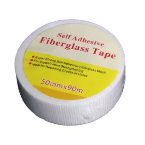 65g adhesivo de malla de fibra de vidrio cinta de fibra de vidrio panel de yeso cinta precio yeso común cinta