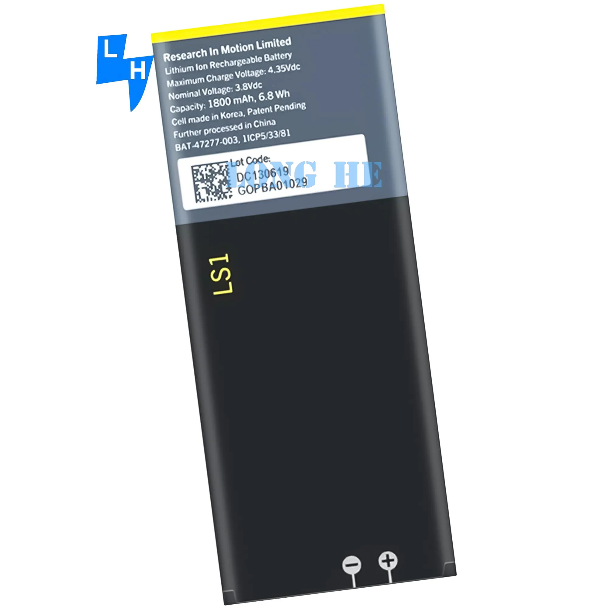High capacity Phone Battery Ls1 For Blackberry Z10 Rechargeable P9982 Phone Battery