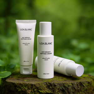 Crema antiarrugas con péptidos LoablanC para piel sensible, iluminadora y antienvejecimiento, hidratante facial para todo tipo de piel, cuidado vegano de la piel. - Product Image 3