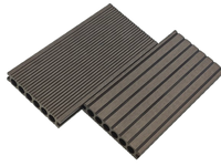 Offre Spéciale : Planches de Terrasse Composites WPC Premium 140x25mm à Embossage Profond, Revêtement de Sol Étanche pour Patios Extérieurs