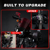 Support de fixation personnalisé en acier au carbone pour sacoches de moto, compatible Softail 2018 et plus (Low Rider/S)