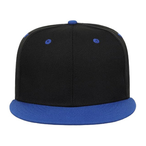 Vente en gros de casquette snapback unisexe vierge à 6 panneaux, pare-soleil respirant à bord plat, taille réglable, pour les quatre saisons, à la mode - Product Image 2
