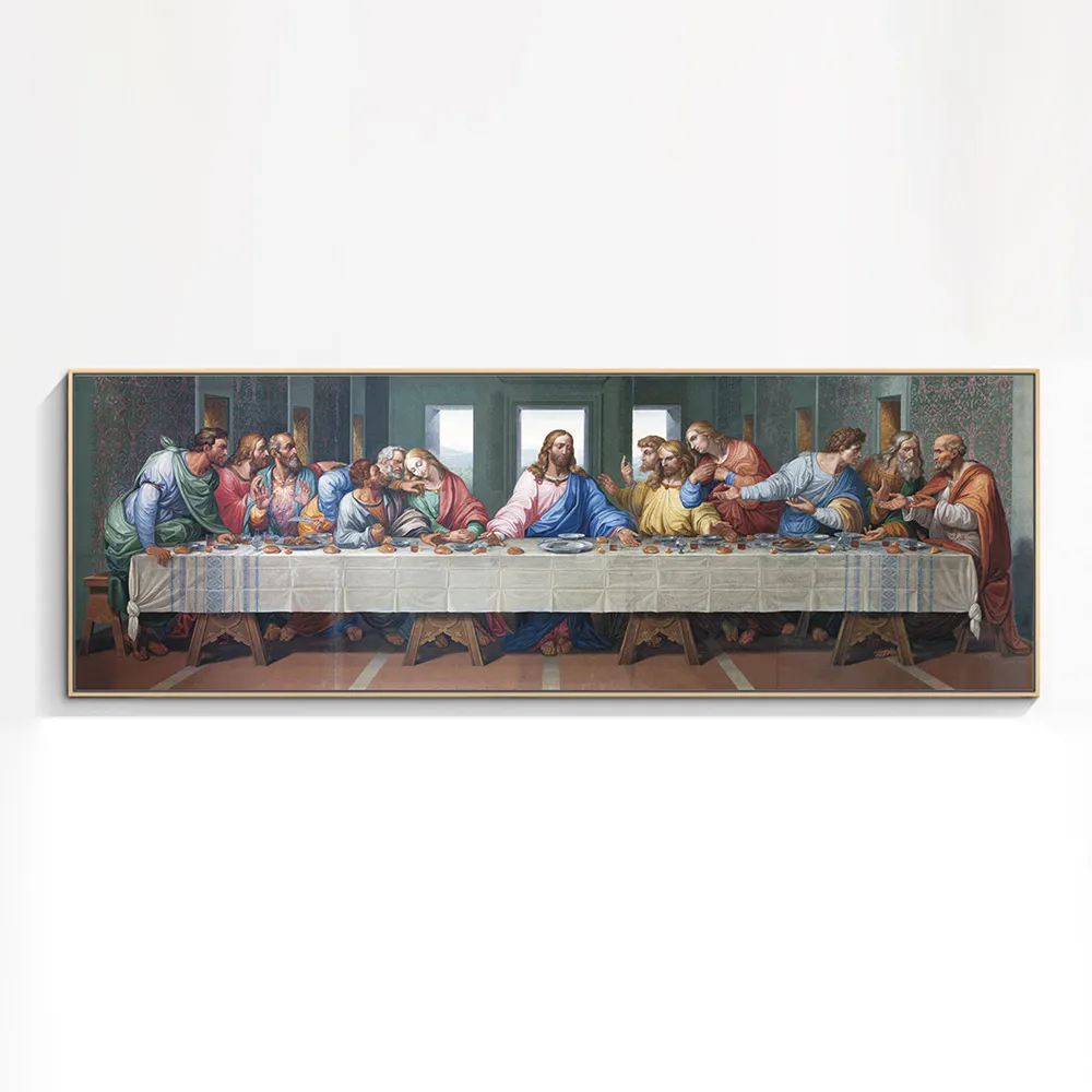 Modern OEM Jesus Canvas Prints Wall Art Home Decoration Last Supper Painting