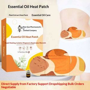 Wormwood Warm Waist Patch Self-Heating Steam Hot Compress Abdominal Uterine Warmth Belt Body <b>Warmers</b> - Product Image 2