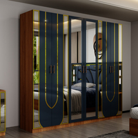 Ensemble de chambre à coucher turque complet de luxe abordable, lit double, gain de place, rangement domestique, économique, moderne, ensemble de meubles de chambre king size