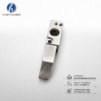 Bras de serrage en L usiné sur mesure par CNC, en aluminium 6061-T6 AA6061, avec goupille d'insertion pour pince à levier, tolérance serrée OEM, faible MOQ