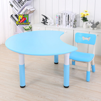 Ensemble table et chaise d'étude en plastique pour enfants Feelbaby, pour l'école et la chambre