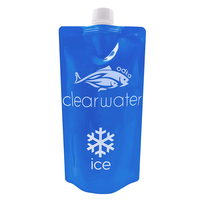 Nouveau design de pochette d'emballage liquide pour boisson avec bec verseur sac en plastique transparent à impression personnalisée de qualité alimentaire