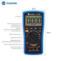 Multimètre numérique à gamme automatique SUNSHINE DT-17N avec écran LCD, testeur de tension, garantie 1 an pour outils de réparation de téléphones mobiles