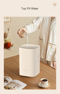 Runal 4L điều khiển cảm ứng tự động tắt máy tạo độ ẩm không khí siêu âm với 7 ánh sáng ban đêm đầy màu sắc cho nhà - Product Image 6