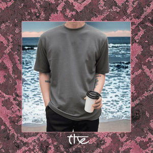 High Quality 250G Cotton Acid Wash T-<b>Shirt</b> Regular Fit Retro Mineral Wash Heavy Vintage Solid <b>Silk</b> Screen Printing Custom Logo - Product Image 3