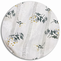 Tissu chinois de haute qualité, tissu blanc brodé Voile suisse oeillet 100% coton tissu brodé pour robe de femme/