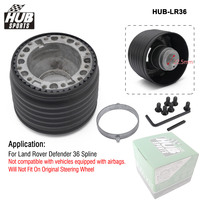 HUB Sports Kit d'adaptateur de patron à dégagement rapide de moyeu de volant à 6 boulons pour Volkswagen/Renault/Opel/Land Rover/Chevrolet/FIAT Etc.