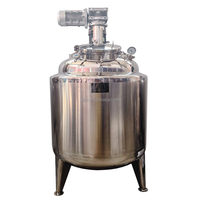DZJX 100L 200L 500L 700L 5 Tonnes Cuve de mélange chauffée à vapeur en acier inoxydable pour parfums et acides avec agitateur et pompe multifonctionnelle