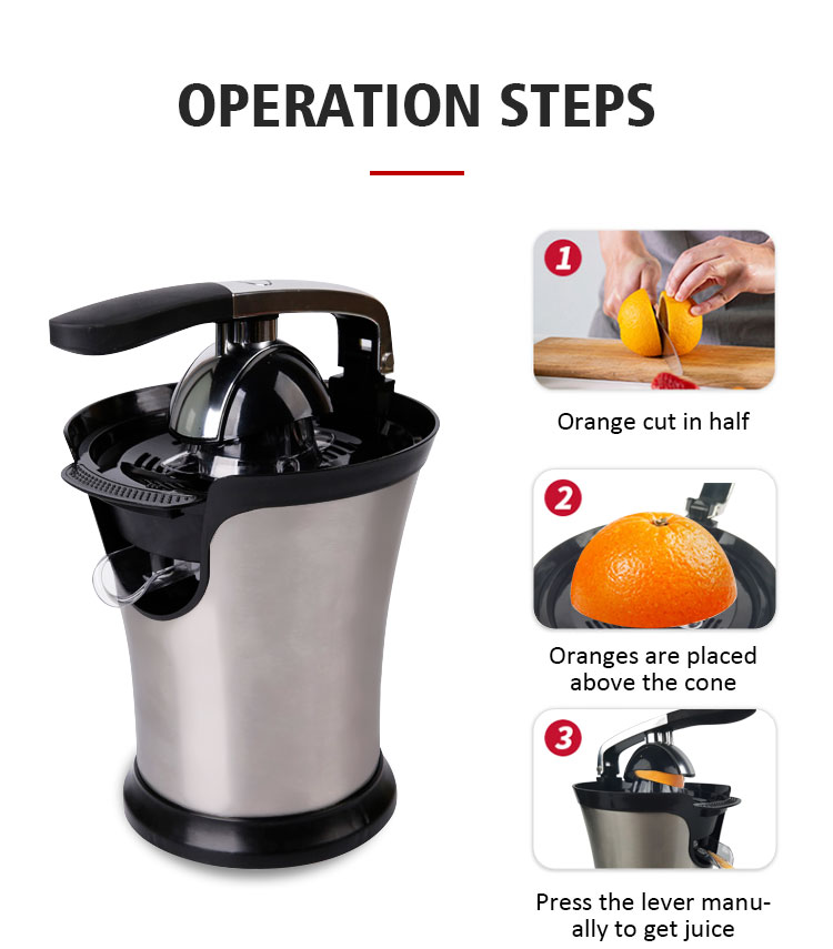Hot selling household appliances powerful all-copper motor citrus juicer